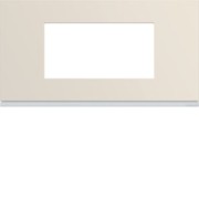 Plaque 4M E71 dune - APPAREILLAGE MURAL GALLERY HAGER WXP0304