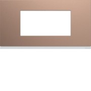 Plaque 4M E71 rosé - APPAREILLAGE MURAL GALLERY HAGER WXP0504