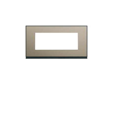 Plaque 5M E71 placage bronze - APPAREILLAGE MURAL GALLERY HAGER WXP2205