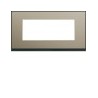 Plaque 5M E71 placage bronze - APPAREILLAGE MURAL GALLERY HAGER WXP2205