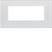 Plaque 5M E71 moon glass - APPAREILLAGE MURAL GALLERY HAGER WXP4005