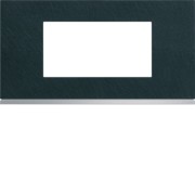 Plaque 4M E71 dark rock - APPAREILLAGE MURAL GALLERY HAGER WXP4404