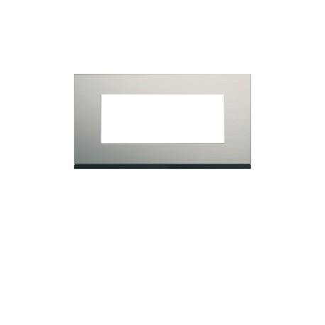 Plaque 5M E71 antique alu - APPAREILLAGE MURAL GALLERY HAGER WXP4505