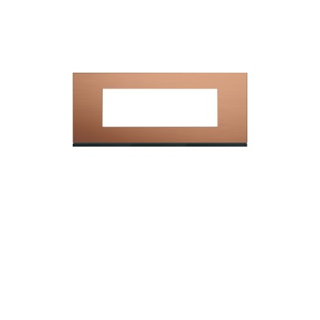 Plaque 6M E57 copper alu - APPAREILLAGE MURAL GALLERY HAGER WXP4606