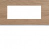 Plaque 5M E71 oak wood - APPAREILLAGE MURAL GALLERY HAGER WXP4705