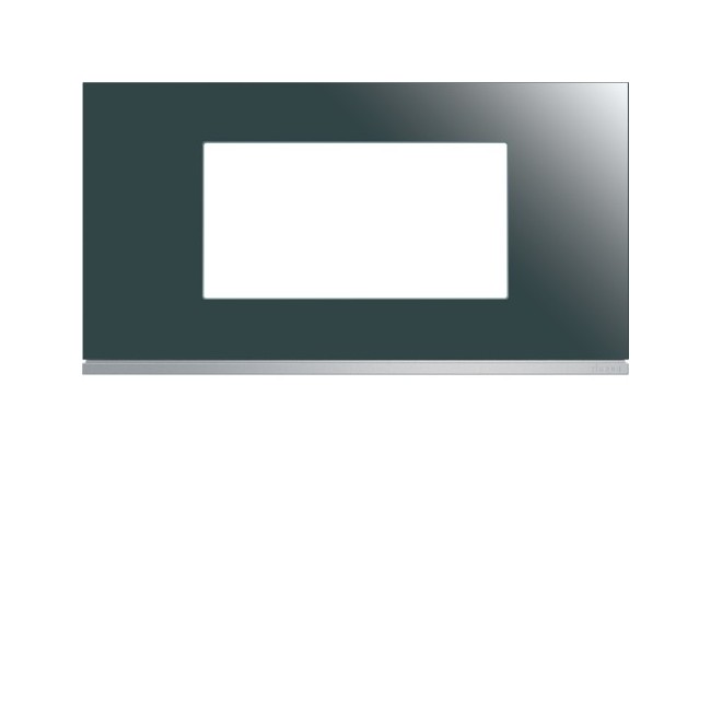 Plaque 4M E71 mirror glass - APPAREILLAGE MURAL GALLERY HAGER WXP5004