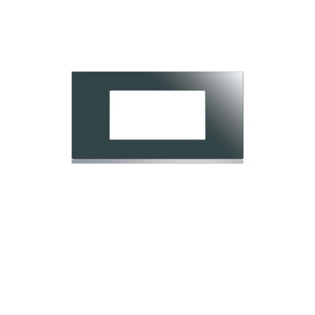 Plaque 4M E71 mirror glass - APPAREILLAGE MURAL GALLERY HAGER WXP5004