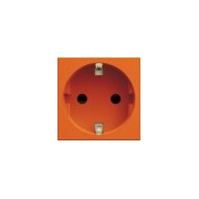 PC Schuko 2P+T orange - APPAREILLAGE MURAL GALLERY HAGER WXF160E