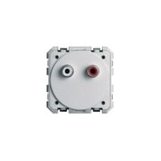 RCA audio bornier a vis - APPAREILLAGE MURAL GALLERY HAGER WXF621