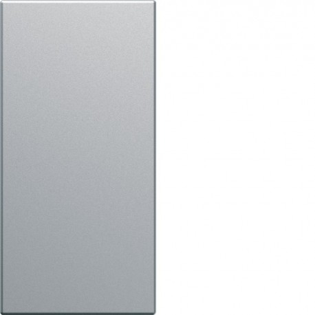 Obturateur 1 module titane - APPAREILLAGE MURAL GALLERY HAGER WXF688T