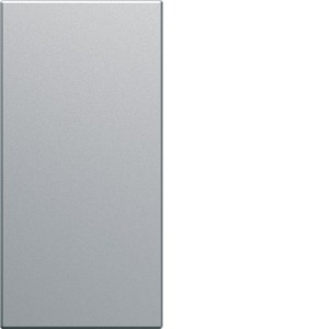 Obturateur 1 module titane - APPAREILLAGE MURAL GALLERY HAGER WXF688T