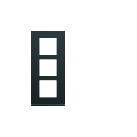 Plaque 3P V57 night - APPAREILLAGE MURAL GALLERY HAGER WXP0223