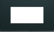 Plaque 4M E57 night - APPAREILLAGE MURAL GALLERY HAGER WXP0234