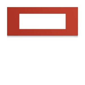 Plaque 6M E57 eglantine - APPAREILLAGE MURAL GALLERY HAGER WXP0606