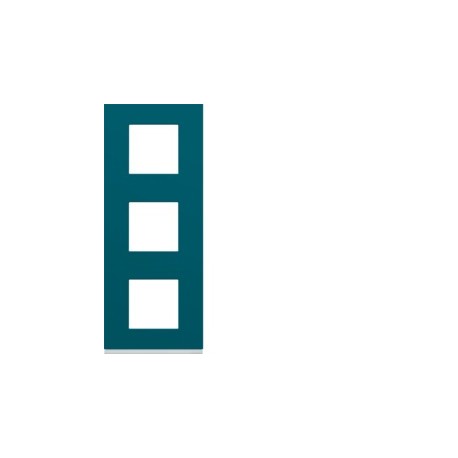 Plaque plastique 3P V71 peacoc - APPAREILLAGE MURAL GALLERY HAGER WXP0843