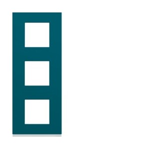 Plaque plastique 3P V71 peacoc - APPAREILLAGE MURAL GALLERY HAGER WXP0843