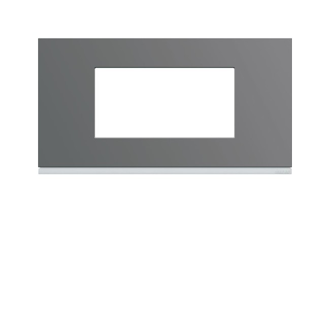 Plaque plastique 4M E71 taupe - APPAREILLAGE MURAL GALLERY HAGER WXP0904