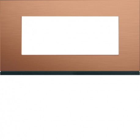 Plaque 5M E71 copper alu - APPAREILLAGE MURAL GALLERY HAGER WXP4605