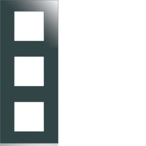 Plaque 3P V71 mirror glass - APPAREILLAGE MURAL GALLERY HAGER WXP5043