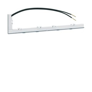 Bande lumi plaque 2P 230V pure - APPAREILLAGE MURAL GALLERY HAGER WXA012