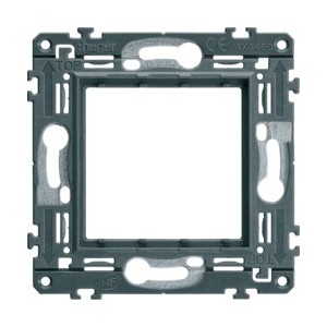 Support 2M à griffes - APPAREILLAGE MURAL GALLERY HAGER WXA450G