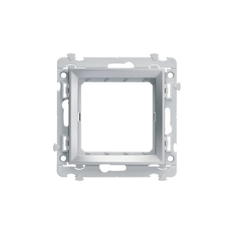 Support 2M kallysta titane - APPAREILLAGE MURAL GALLERY HAGER WXA462T