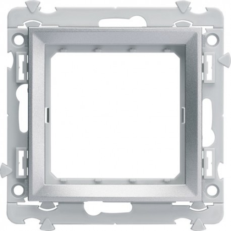 Support 2M kallysta titane - APPAREILLAGE MURAL GALLERY HAGER WXA462T