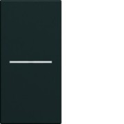 Enjo inter à voyant 1M night - APPAREILLAGE MURAL GALLERY HAGER WXD011N