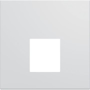 Enjoliveur prise RJ45 2 modules pure GALLERY HAGER WXD202B