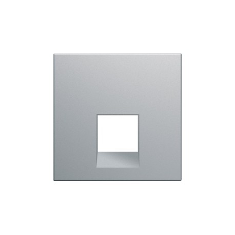 Enjo RJ45 45° 2M titane - APPAREILLAGE MURAL GALLERY HAGER WXD230T