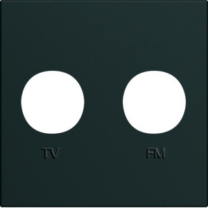 Enjo prise TV+FM 2M night - APPAREILLAGE MURAL GALLERY HAGER WXD253N