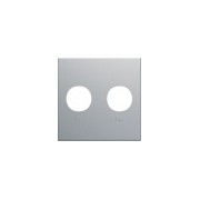 Enjo prise TV+FM 2M titane - APPAREILLAGE MURAL GALLERY HAGER WXD253T