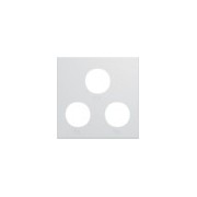 Enjo prise TV+FM+SAT 2M pure - APPAREILLAGE MURAL GALLERY HAGER WXD256B