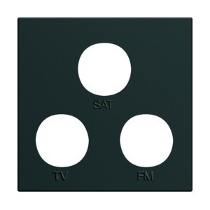 Enjo prise TV+FM+SAT 2M night - APPAREILLAGE MURAL GALLERY HAGER WXD256N