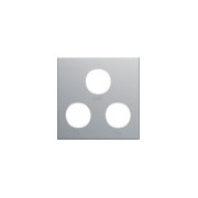 Enjo prise TV+FM+SAT 2M titane - APPAREILLAGE MURAL GALLERY HAGER WXD256T