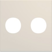 Enjo prise double F 2M dune - APPAREILLAGE MURAL GALLERY HAGER WXD259D