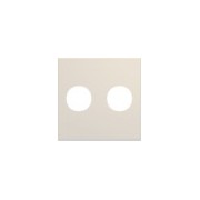 Enjo prise double F 2M dune - APPAREILLAGE MURAL GALLERY HAGER WXD259D