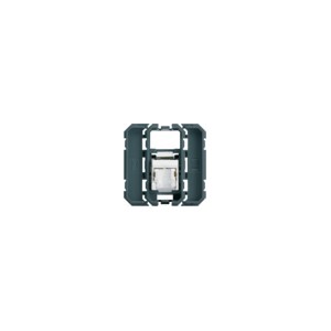 Prise RJ45 cat.5E UTP - APPAREILLAGE MURAL GALLERY HAGER WXF221