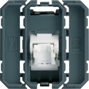 RJ45 cat.6 UTP 2M incliné 45° - APPAREILLAGE MURAL GALLERY HAGER WXF230