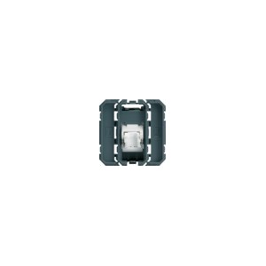 RJ45 cat.6 UTP 2M incliné 45° - APPAREILLAGE MURAL GALLERY HAGER WXF230