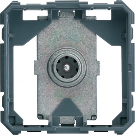 Prise TV BNC travers. 10db 2M - APPAREILLAGE MURAL GALLERY HAGER WXF251