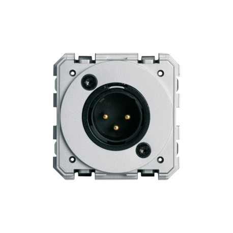 XLR mâle neutre bornier a vis - APPAREILLAGE MURAL GALLERY HAGER WXF624