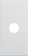 Sortie de fil 1 module pure - APPAREILLAGE MURAL GALLERY HAGER WXF687B