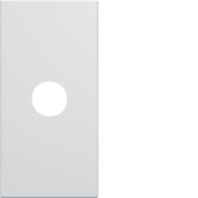 Sortie de fil 1 module pure - APPAREILLAGE MURAL GALLERY HAGER WXF687B