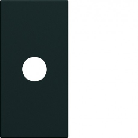 Sortie de fil 1 module night - APPAREILLAGE MURAL GALLERY HAGER WXF687N