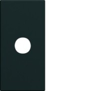 Sortie de fil 1 module night - APPAREILLAGE MURAL GALLERY HAGER WXF687N