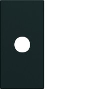 Sortie de fil 1 module night - APPAREILLAGE MURAL GALLERY HAGER WXF687N