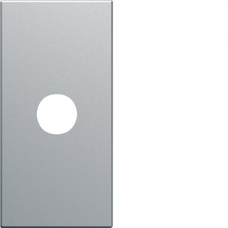 Sortie de fil 1 module titane - APPAREILLAGE MURAL GALLERY HAGER WXF687T