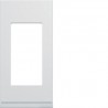 Plaque plast 1M pure - APPAREILLAGE MURAL GALLERY HAGER WXP0001
