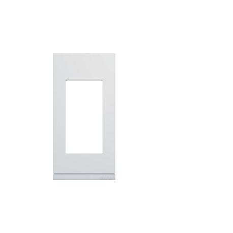 Plaque plast 1M pure - APPAREILLAGE MURAL GALLERY HAGER WXP0001